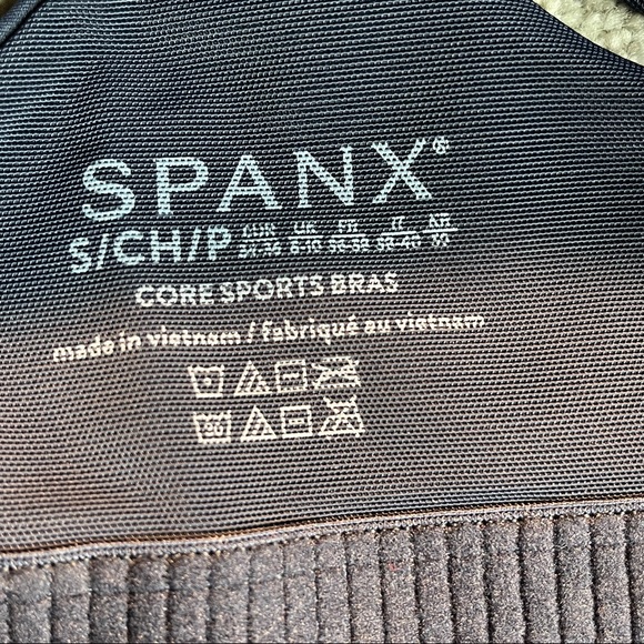 SPANX Longline Medium Impact Sports Bra Navy Size Small - Picture 7 of 7